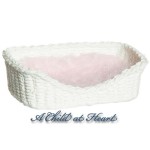 (*) Dollhouse Pet Basket - Rectangular