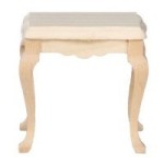 Unfinished Dollhouse Side Table