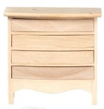 Assembled Unfinished Chest of Drawers