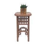 Dollhouse Plant Stand w/ Plant (Kit)- Choice of Color -