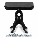 Dollhouse Victorian Table (Kit) by Chrysnbon&amp;reg;- Choice of Color -