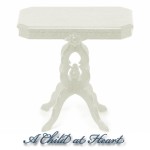 Dollhouse Victorian Table (Kit) by Chrysnbon&amp;reg;- Choice of Color -