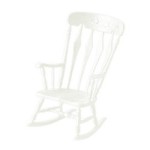 - Back in-stock -Dollhouse Arrow Back Rocker (Kit)