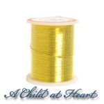 Disc $1.50 Off - Spool of  Gold Beading Wire