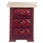 Dollhouse Mahogany Victorian Bedroom