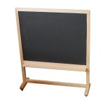 Dollhouse Rolling Chalk Board Easel
