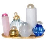 (*) Dollhouse Perfume Tray- Choice Of Color -