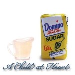 Dollhouse 5 lb. Flour or Sugar w/ Measuring Cup