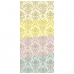 3 Shts - Dollhouse Marie Antoinette Paper- Choice of Color -