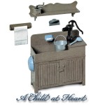 (*) Dollhouse Kitchen Dry Sink (Kit)