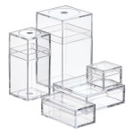 (*) Plastic Cube(s) -  Display Boxes- Choice of Size -