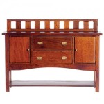 Dollhouse Shaker Buffet - Walnut