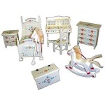 Dollhouse Painted Nursery Set