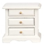 Dollhouse White Night Stand