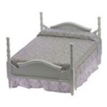 Dollhouse White Double Bed