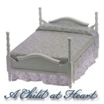 Dollhouse White Double Bed