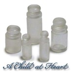 () Disc $1 Off - Dollhouse 5 pc Apothecary Jars