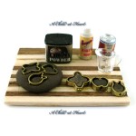 (*) Dollhouse Chocolate Cookie Baking Set