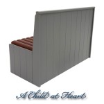(*) Dollhouse Bench Seating Unit