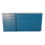 Dollhouse Dentist or Medical Corner Cabinet - Choice of Color -