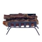 Dollhouse Logs or Metal Log holder with Logs