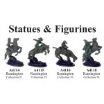 Dollhouse Miniature Brass or Bronzed Statue- Choice of Style -