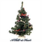 Decorated Dollhouse Christmas Tree