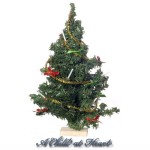 Decorated Dollhouse Christmas Tree