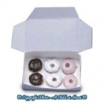 (*) Dollhouse Filled Bakery Donut Box
