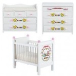 Dollhouse ABC Nursery - White