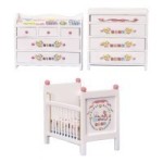Dollhouse ABC Nursery - White