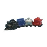 Dollhouse Toy Train, Handpainted