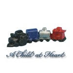 Dollhouse Toy Train, Handpainted