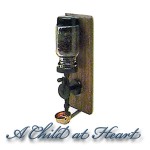 (*) Dollhouse Vintage Styled- Wall Coffee Grinder -