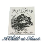 (*) Dollhouse Pear Soap Sign