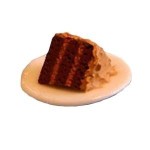Dollhouse Single Slices of Cake