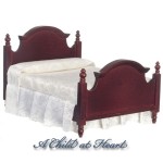 Dollhouse Mahogany Double Bed