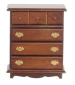 Dollhouse Walnut Chest of Drawers