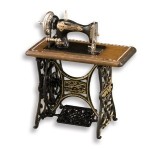 Dollhouse Metal Sewing Machine