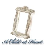 Dollhouse Silver Victorian Photo Frame