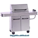 (*) Dollhouse Silver Bar-B-Q Grill