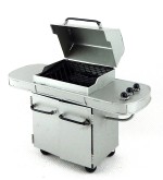 (*) Dollhouse Silver Bar-B-Q Grill