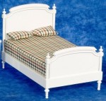 Dollhouse White Vintage Styled Bedroom