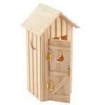 Dollhouse Outhouse Single Seater