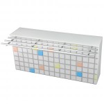 Dollhouse Cafeteria Counter with rails- Choice of Color -