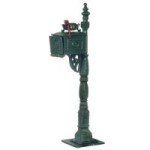 (* 1 Left *) Dollhouse Green Estate Mailbox
