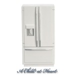 (*) Dollhouse Refrigerator White