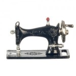Dollhouse Black Tabletop Sewing Machine