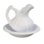 Dollhouse Victorian Pitcher &amp; Bow