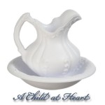 Dollhouse Victorian Pitcher &amp; Bow